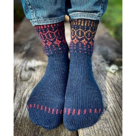 Joyful Colorwork Socks - Image 8