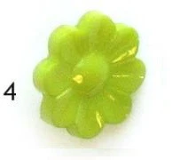 Button, acrylic, 16mm, flower, various colours - Image 6