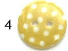 Button, resin, 18mm, dots in various colours - Image 5