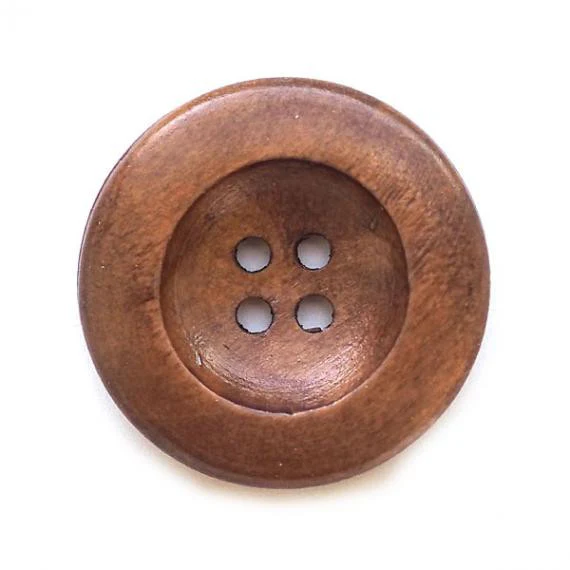 Button, wood, 23/25mm, four colours - Image 3