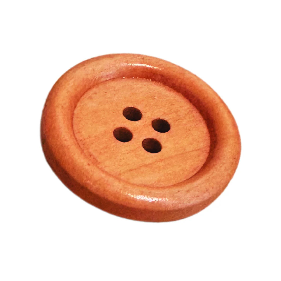 Button, wood, 23/25mm, four colours - Image 6