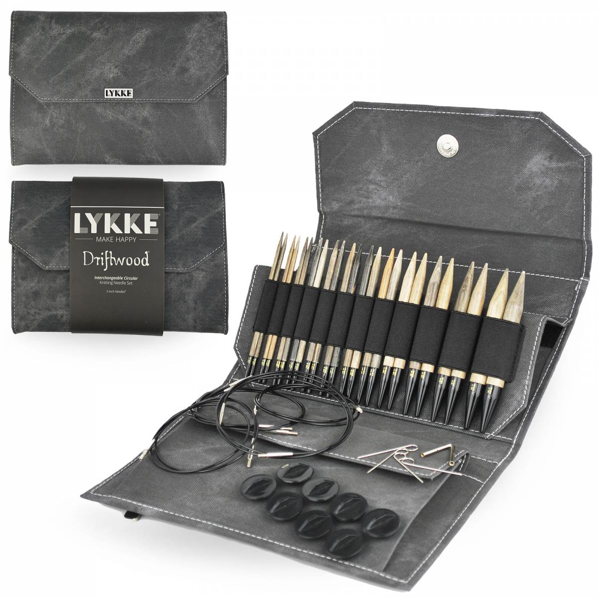 Lykke Interchangeable Knitting Needle Sets - Standard Tips, 5" - Image 4