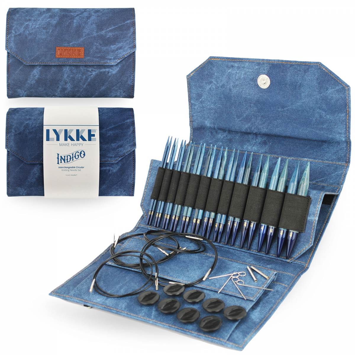 Lykke Interchangeable Knitting Needle Sets - Standard Tips, 5" - Image 6