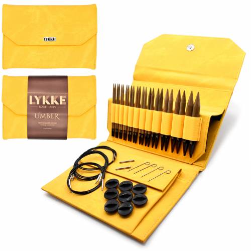 Lykke Interchangeable Knitting Needle Sets, Wood - Short Tips, 3.5" - Image 7