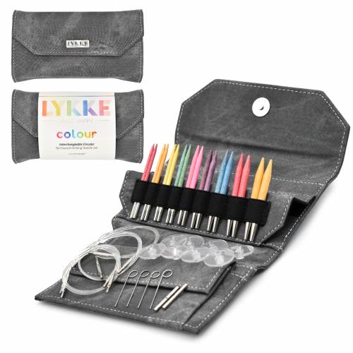 Lykke Interchangeable Knitting Needle Sets, Wood - Short Tips, 3.5" - Image 8