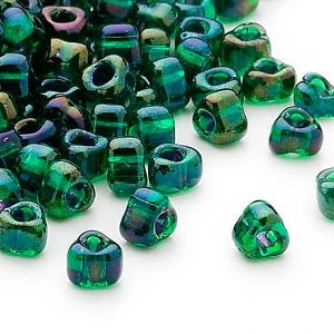 Seed Beads, Triangle - colour-lined, size #5 - Image 3