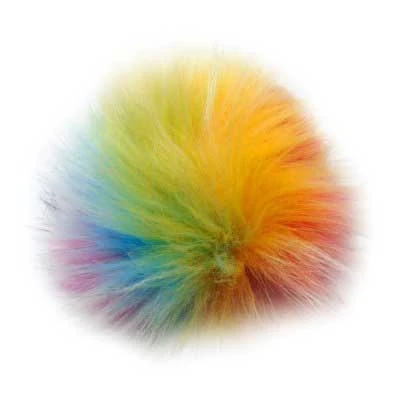 Snap-On Faux Fur Pompoms, Colour - Image 10