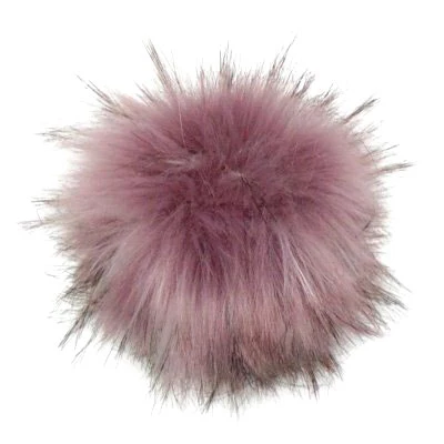 Snap-On Faux Fur Pompoms, Colour - Image 3