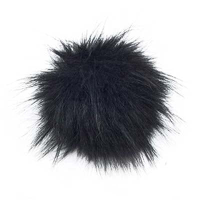Snap-On Faux Fur Pompoms, Natural - Image 8